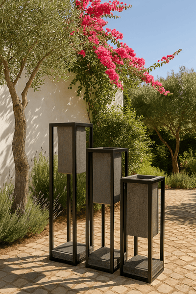Set Lancio Vetro Nero