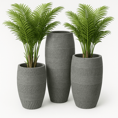 Ensemble Ombre Grise Tropicale
